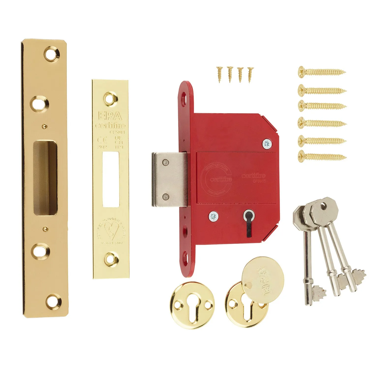 Fortress BS 3621 5 Lever Mortice Deadlock
