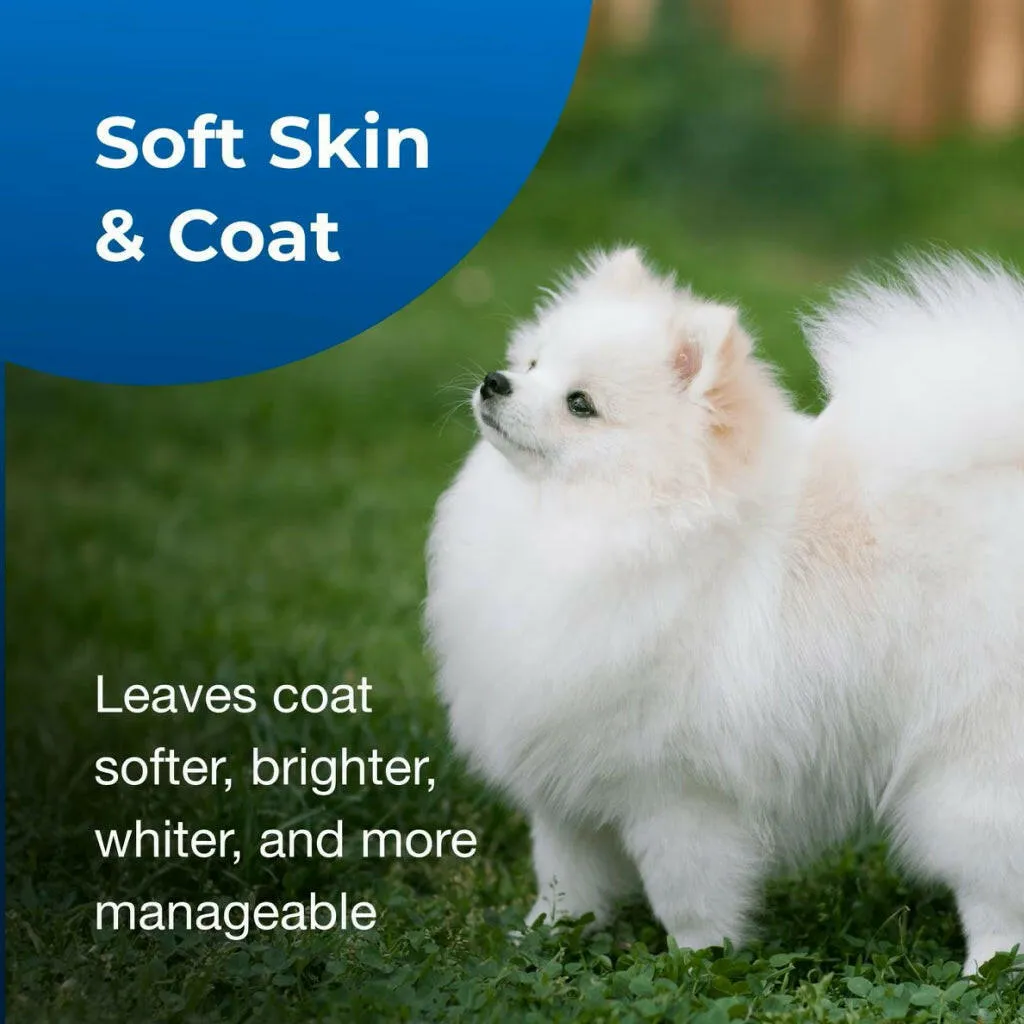 Fresh ’n Clean Whitening Snowy-Coat Shampoo For Dogs - Vanilla Scent (18 oz)