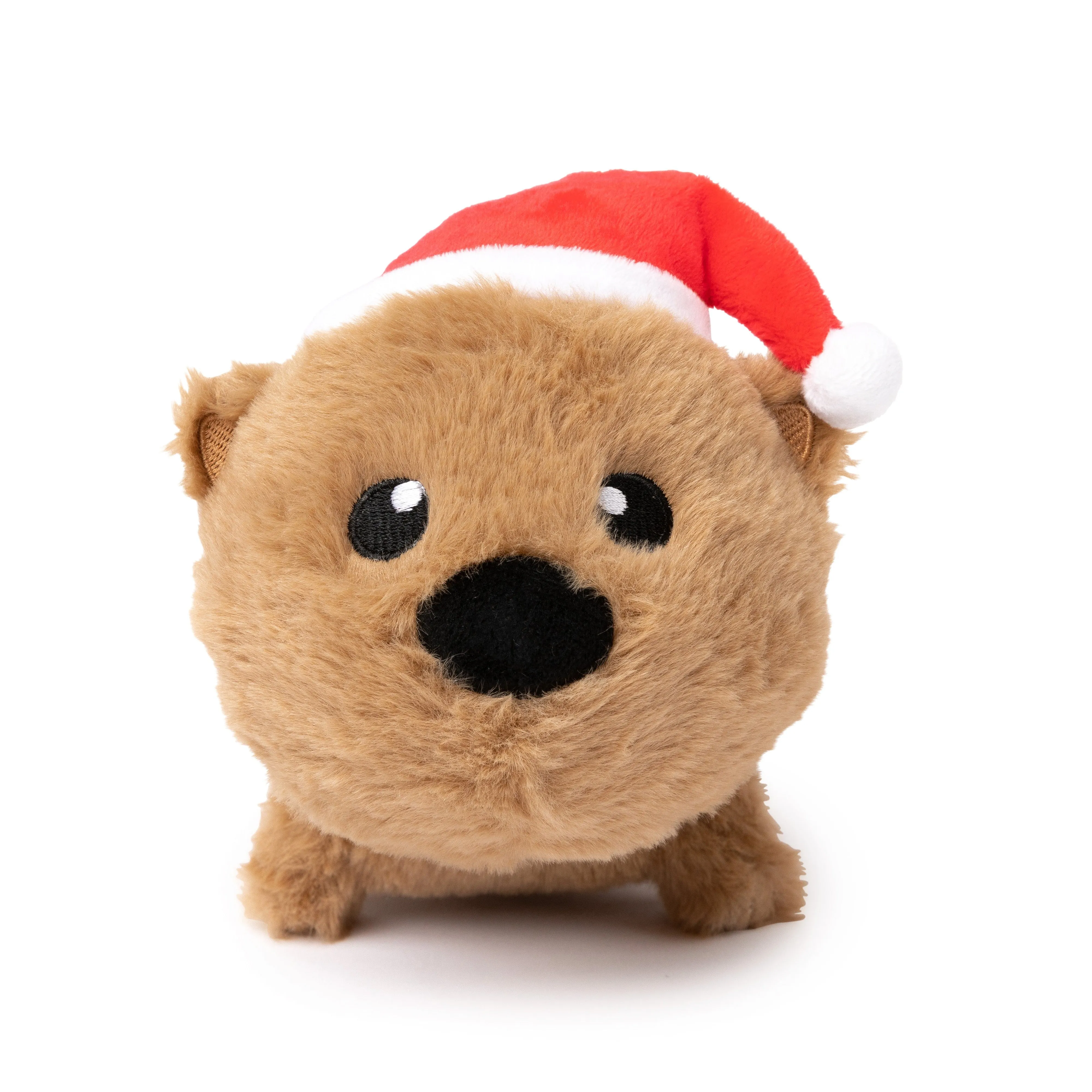 FuzzYard Christmas Felix-Navidad Wombat Soft Dog Toy