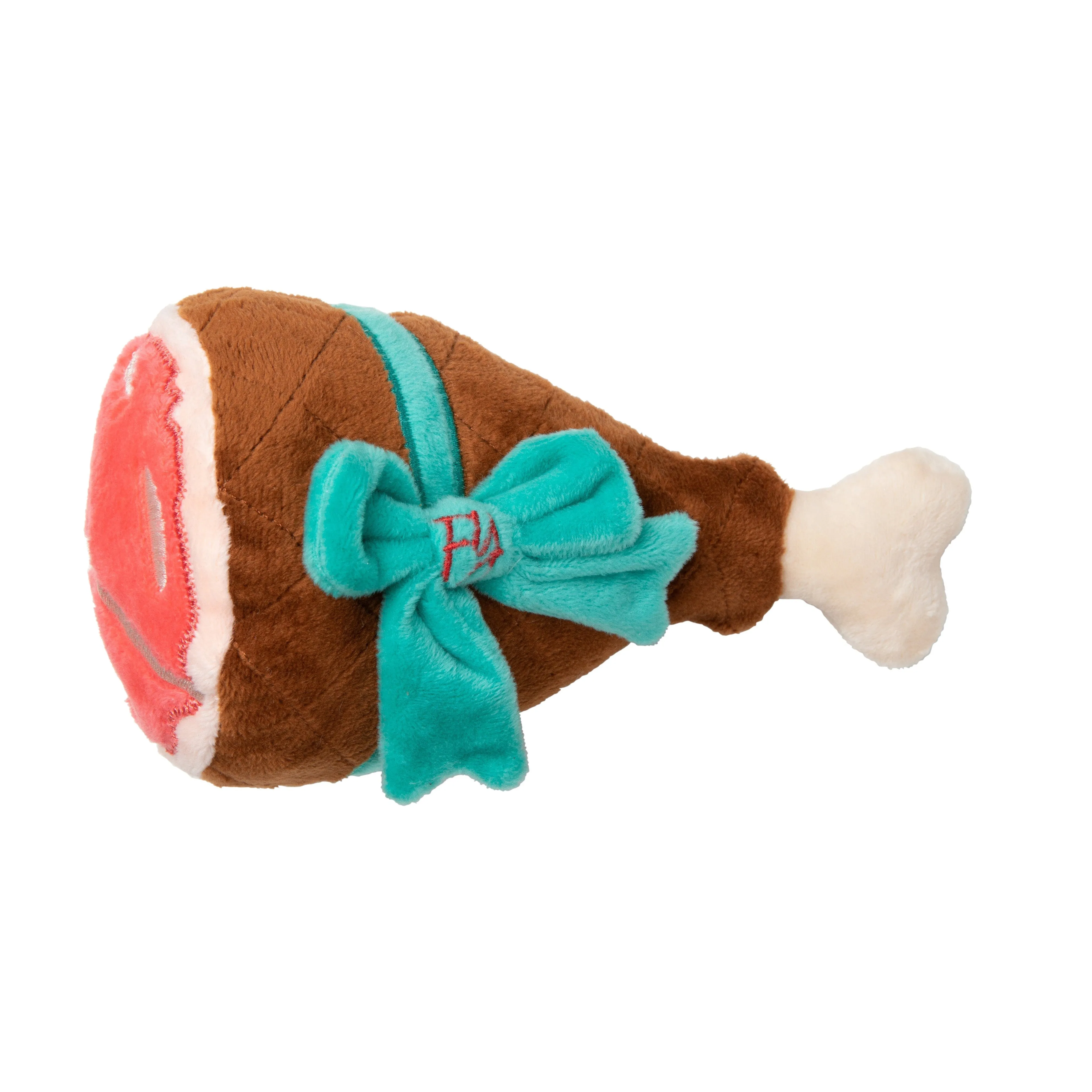 FuzzYard Christmas Humongous Holiday Ham Soft Dog Toy Large