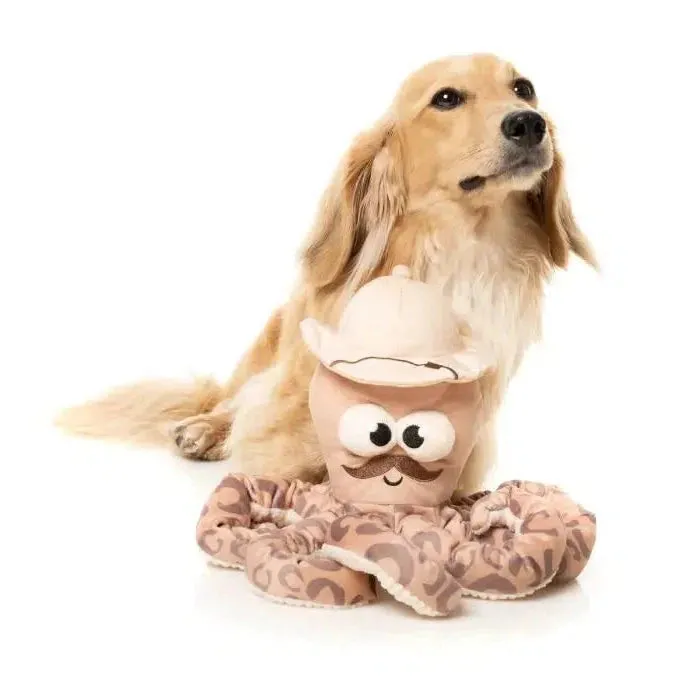 FuzzYard  |  OctoPosse - Sir David Octoborough - Plush Dog Toy