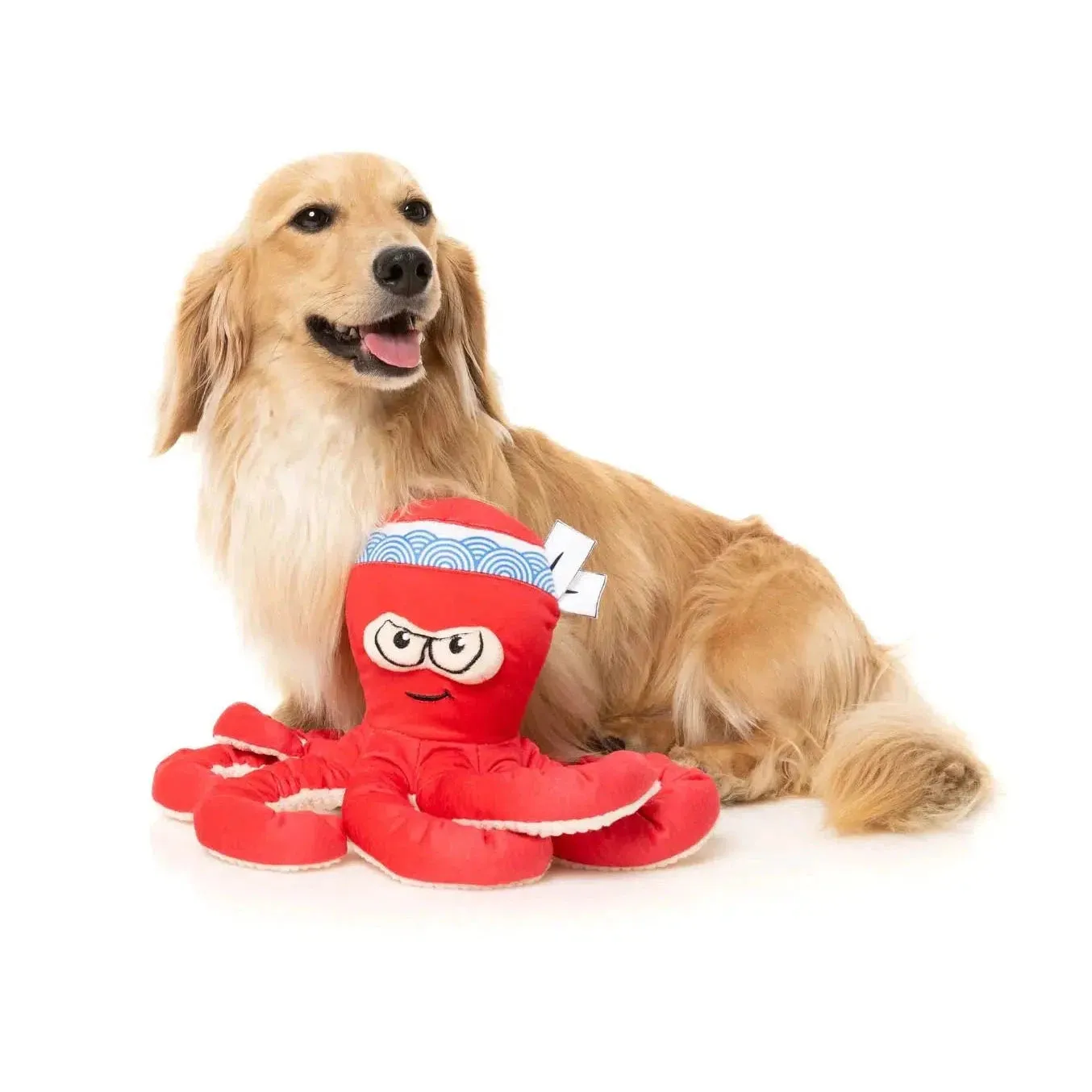 FuzzYard  |  OctoPosse - Takoyaki - Plush Dog Toy