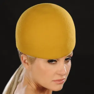 FW1140-Ladies winter hats in mustard