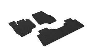 GledringUSA custom floor mats for Ford F-150 SuperCrew 2015-2024 & F-150 Raptor 2017-2020 (Carpet Floor, W/out Tool box)