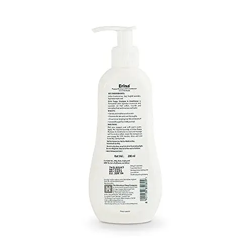 Himalaya Erina Puppy Shampoo & Conditioner, 200 ml, Pack of 1