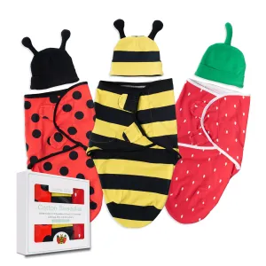 Ladybug, Bee, & Strawberry (3 Pack)