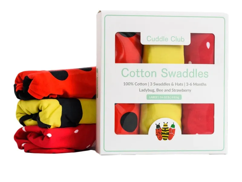 Ladybug, Bee, & Strawberry (3 Pack)