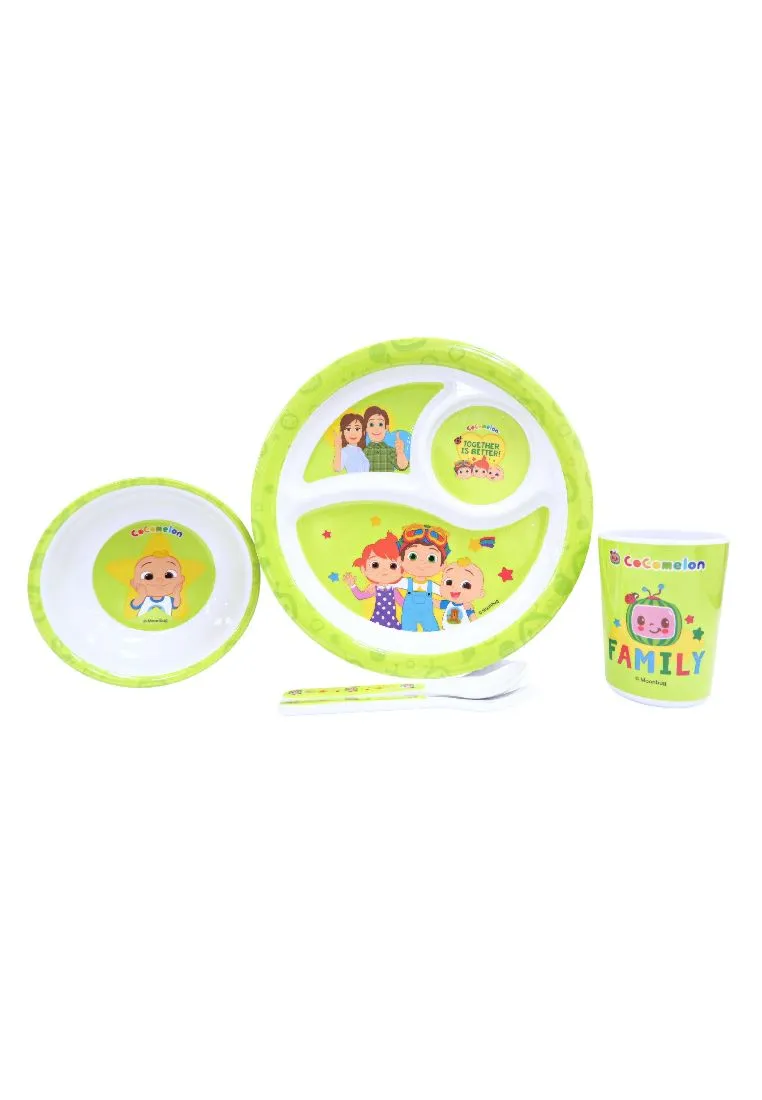 Landmark Cocomelon 5-in-1 Divided Meal Set