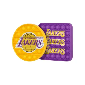 Los Angeles Lakers NBA 2 Pack Ball & Square Push-Itz Fidget