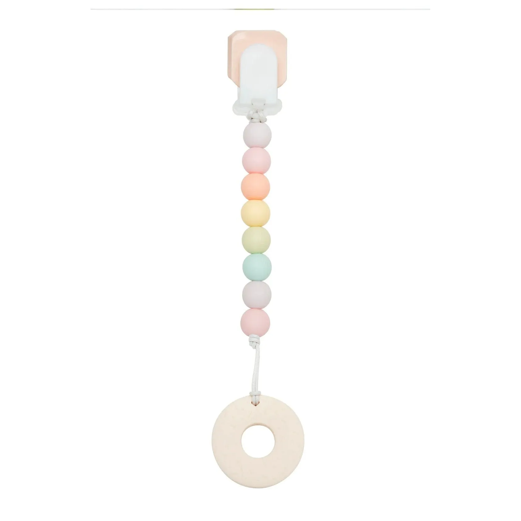 Loulou Lollipop pink donut teether set