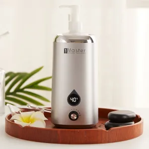 Master Single Bottle Massage Oil Warmer Lotion Warmer Dispenser Heated for Body Cream Heating Device for Massage Therapy & Personal Use- Quick Oil & Lotion Warmer Heats up