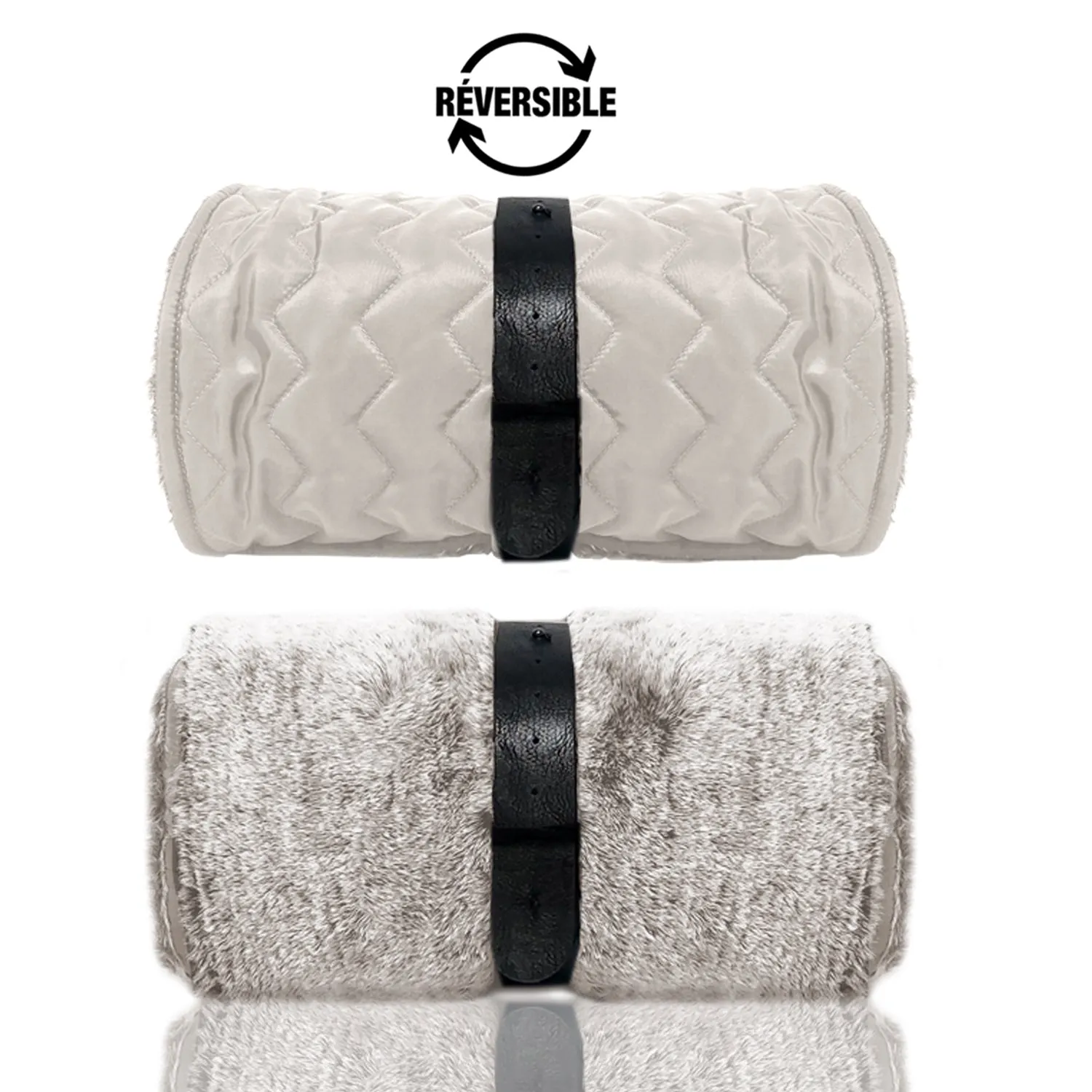 meribel faux-fur blanket