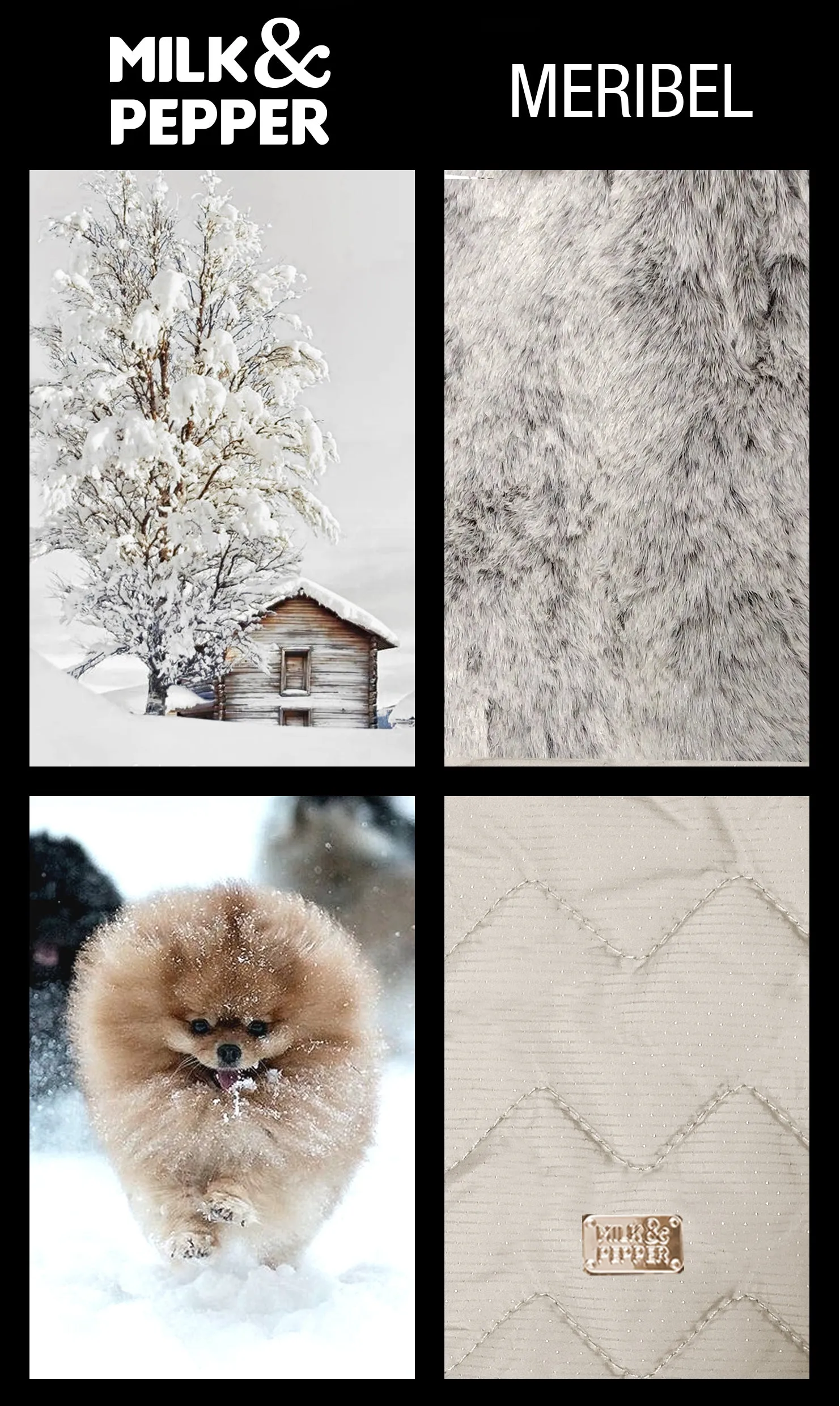 meribel faux-fur blanket