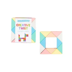 Multicolor Triangles Fidget Puzzle - Pastel