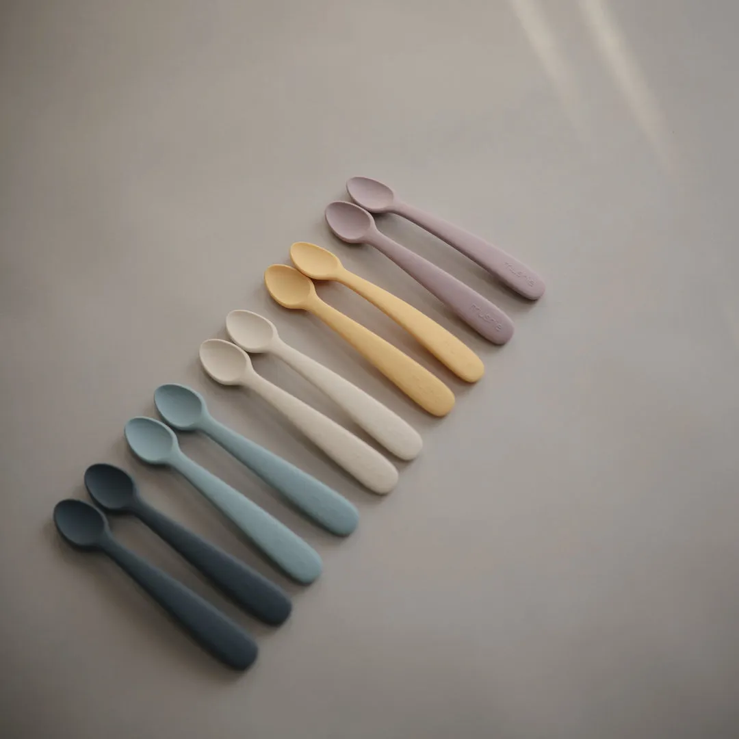 Mushie Silicone Feeding Spoons