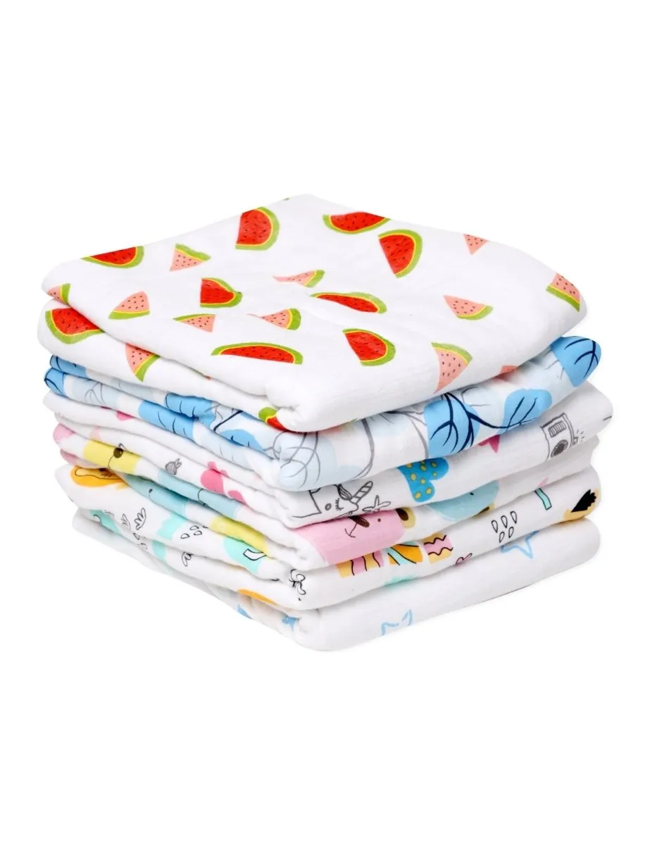 Muslin 6 Layer Dohar Blanket- Sleep Like a Baby