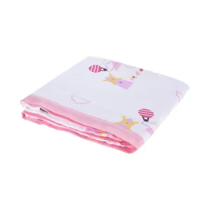 Muslin Blanket - 6 Layered - Dutch Country Pink