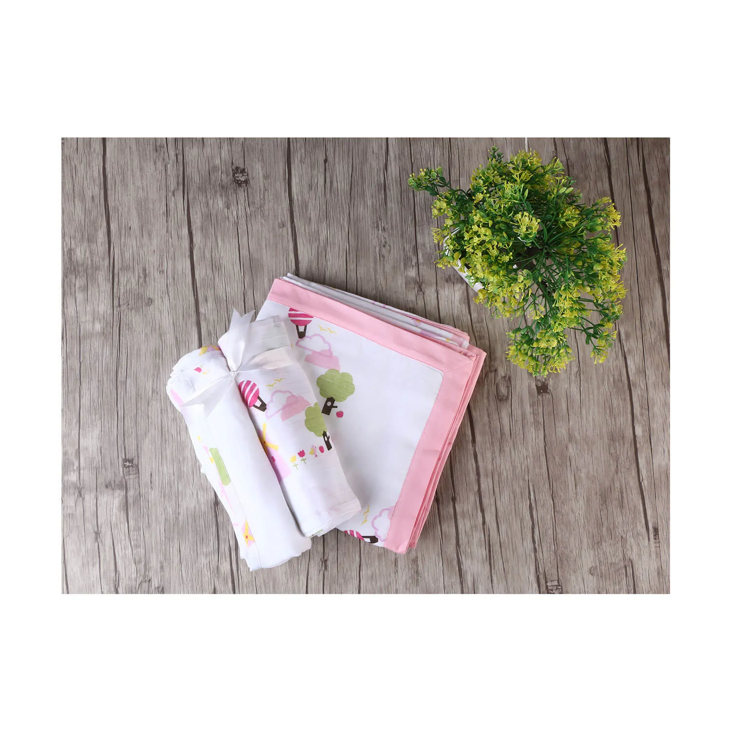 Muslin Blanket - 6 Layered - Dutch Country Pink