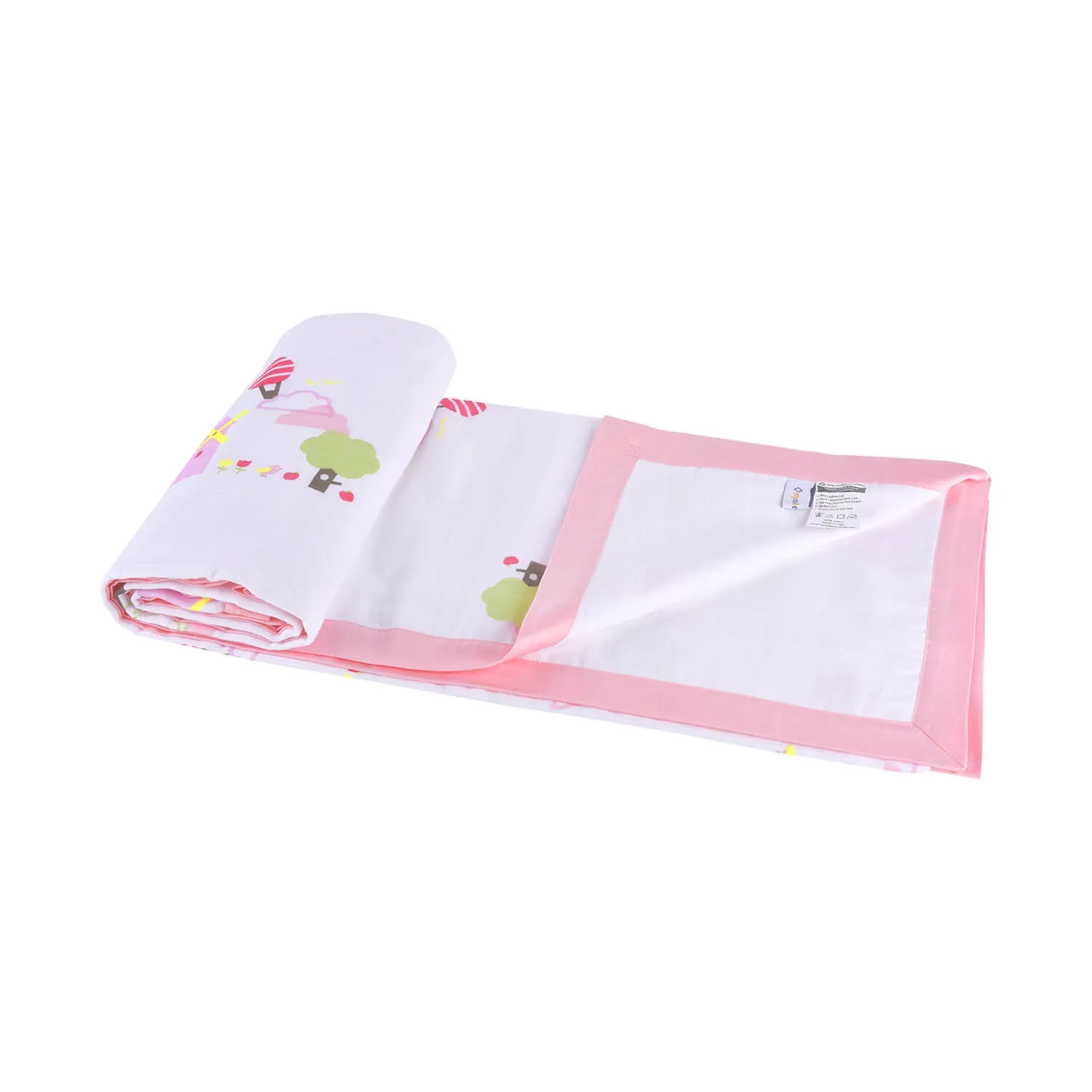 Muslin Blanket - 6 Layered - Dutch Country Pink