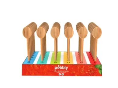 Pebbly Mixing Spoons (M) - 6 Colors