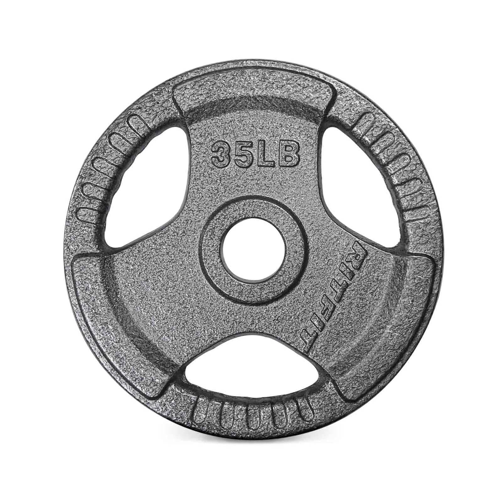 RitFit Cast Iron Weight Plates Set 2-Inch Olympic Grip Plates
