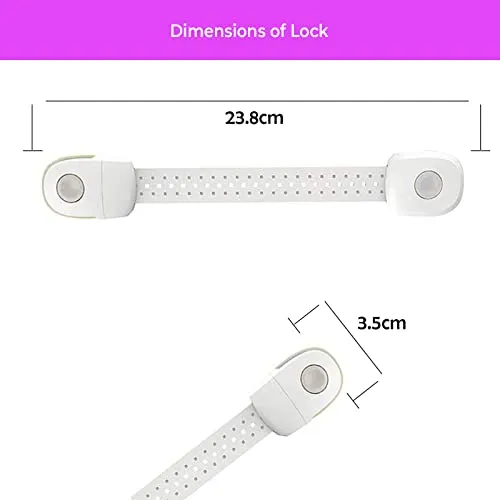 Safe-O-Kid- Cabinet/Drawer Lock- Grey