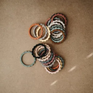 Silicone Flower Teething Bracelet [Set of 3]