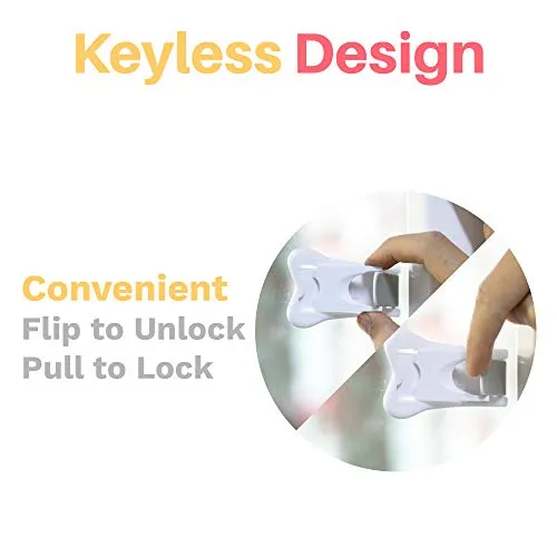 Sliding Door Lock for Child Safety (4-Pack) Inaya