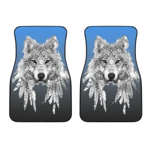 Spirit Animal Wolf Car Floor Mats