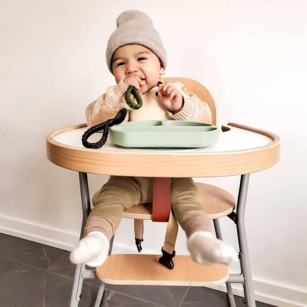 Sweetie Spoons™ - Silicone Baby Fork   Spoon Set