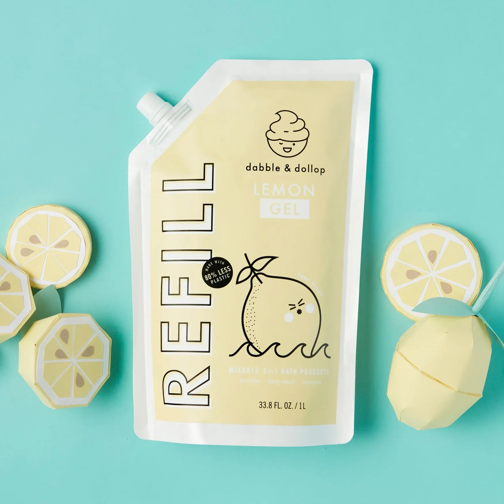 Tear-Free Lemon Shampoo & Body Wash
