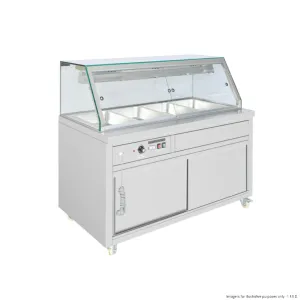 Thermaster Wet and Dry Bain Marie Display, 4x1/1 GN Pans [PG150FE-XG] (Order in item)