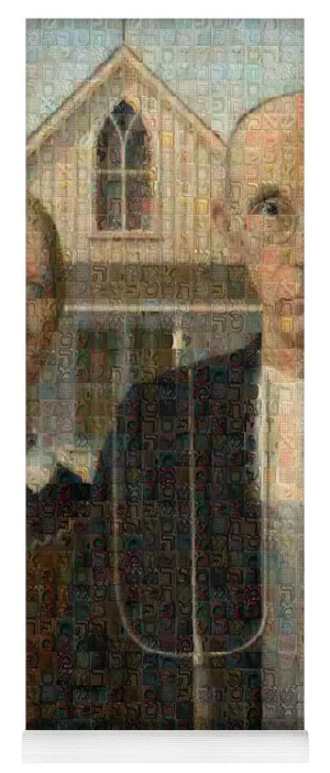 Tribute to American Gothic - Yoga Mat