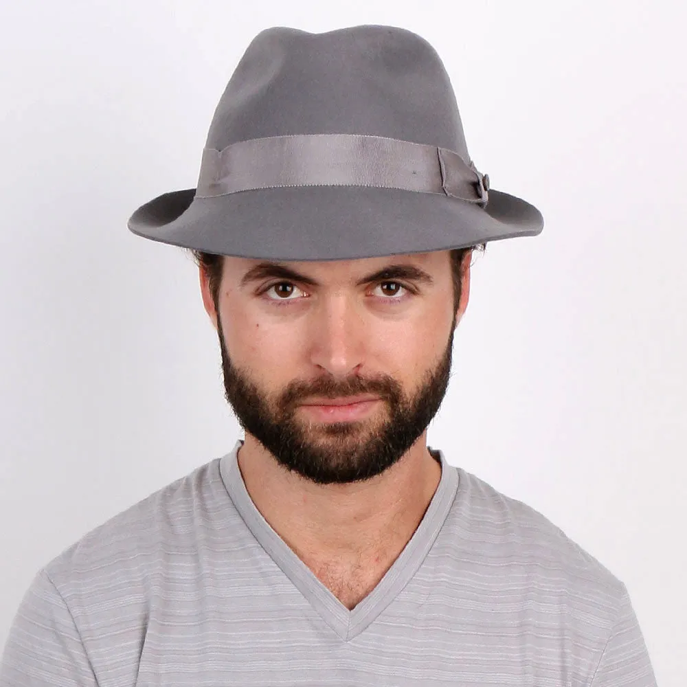 Triumph - Walrus Hats Grey Wool Felt Trilby Hat - H7004