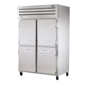 True STR2HRT-2S-2S Full Height Insulated Mobile Heated Cabinet With (2) Rack Capacity, 208-230v