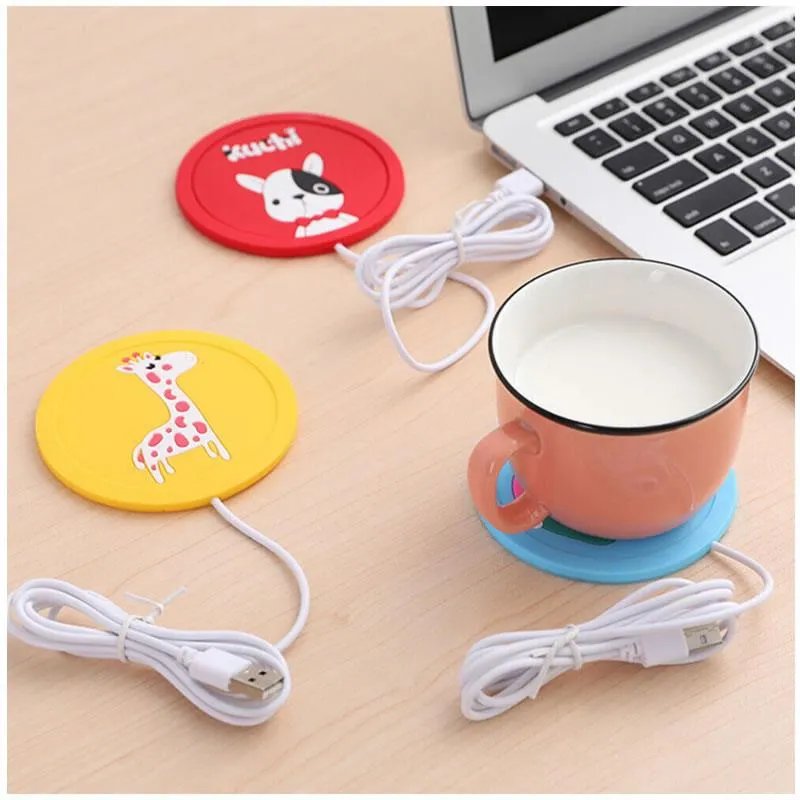 USB Powered Portable Heating Coaster SE-111 Yellow