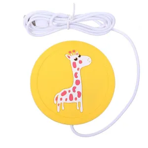 USB Powered Portable Heating Coaster SE-111 Yellow