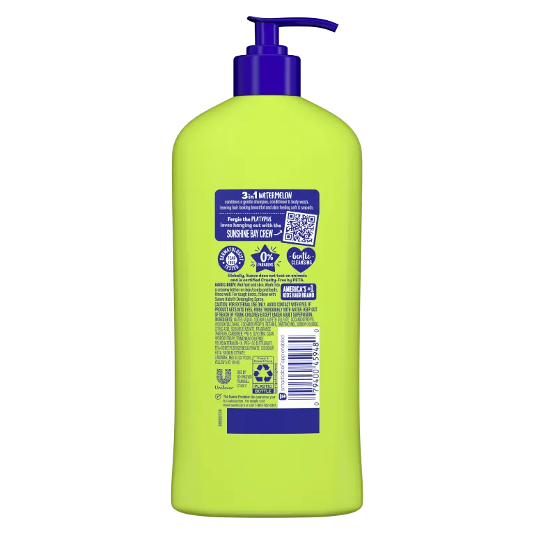 Watermelon Wonder 3-in-1 Shampoo, Conditioner, Body Wash