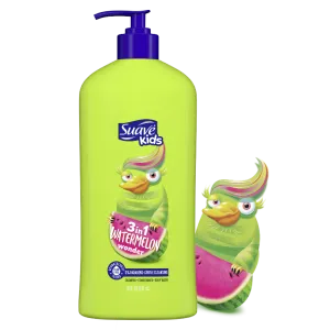 Watermelon Wonder 3-in-1 Shampoo, Conditioner, Body Wash