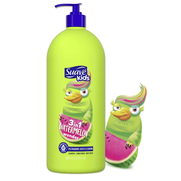 Watermelon Wonder 3-in-1 Shampoo, Conditioner, Body Wash