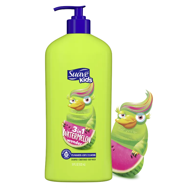 Watermelon Wonder 3-in-1 Shampoo, Conditioner, Body Wash
