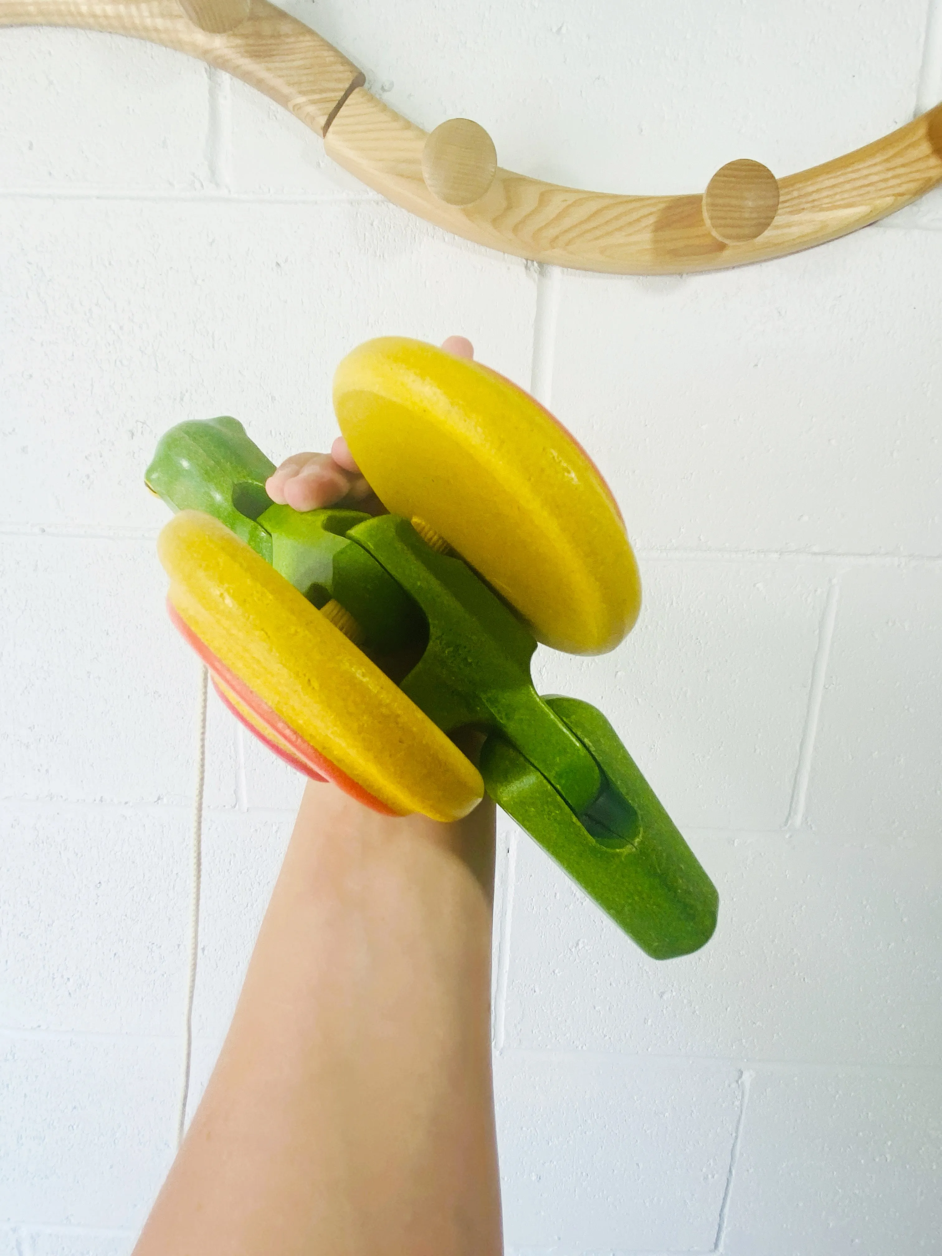 Wooden Pull-Along Snail Toy