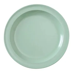 Yanco NS-108G Nessico Round Dinner Plate, 8" Green Melamine, Pack of 48