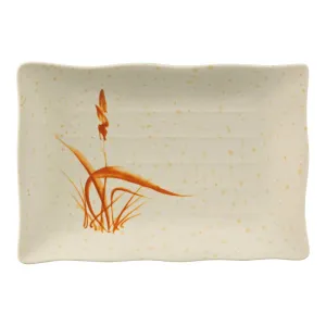 Yanco OR-2412 Orchis 8" Rectangular Plate, Melamine, Pack of 36