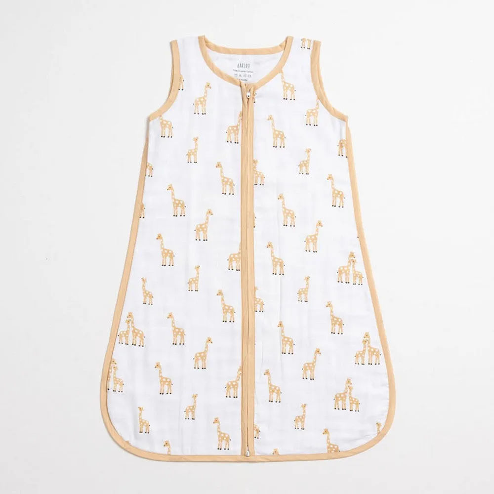 Yellow Giraffe Printed Sleeping Bag